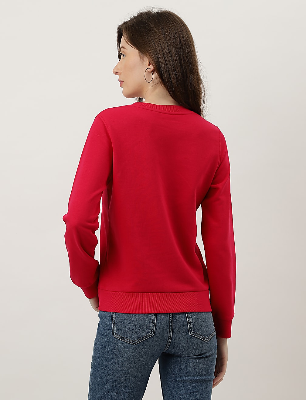 Plain Crew Neck Sweatshirt