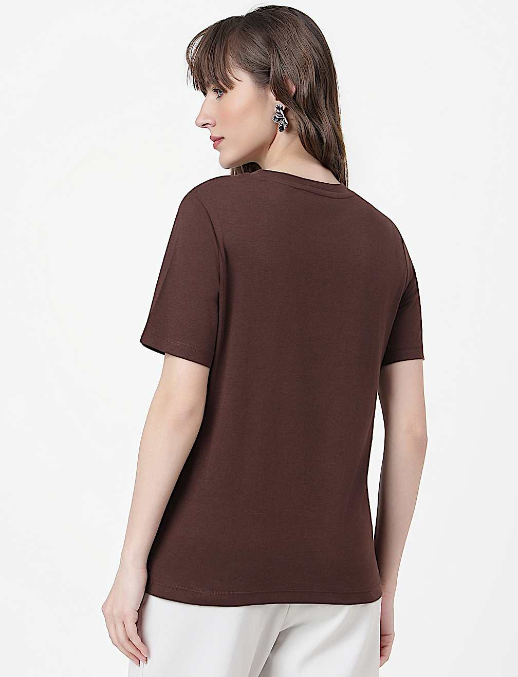 Pure Cotton Typography Crew Neck T-Shirt