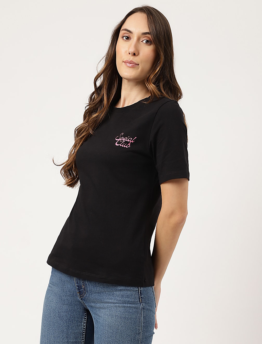 Cotton Rich Fitted T-Shirt