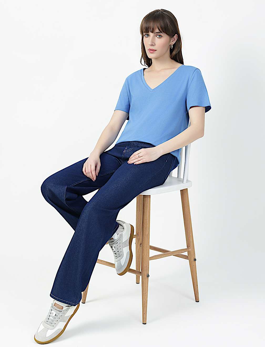 SS VALUE V NECK PLAIN