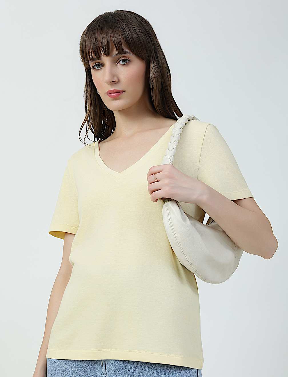 SS VALUE V NECK PLAIN