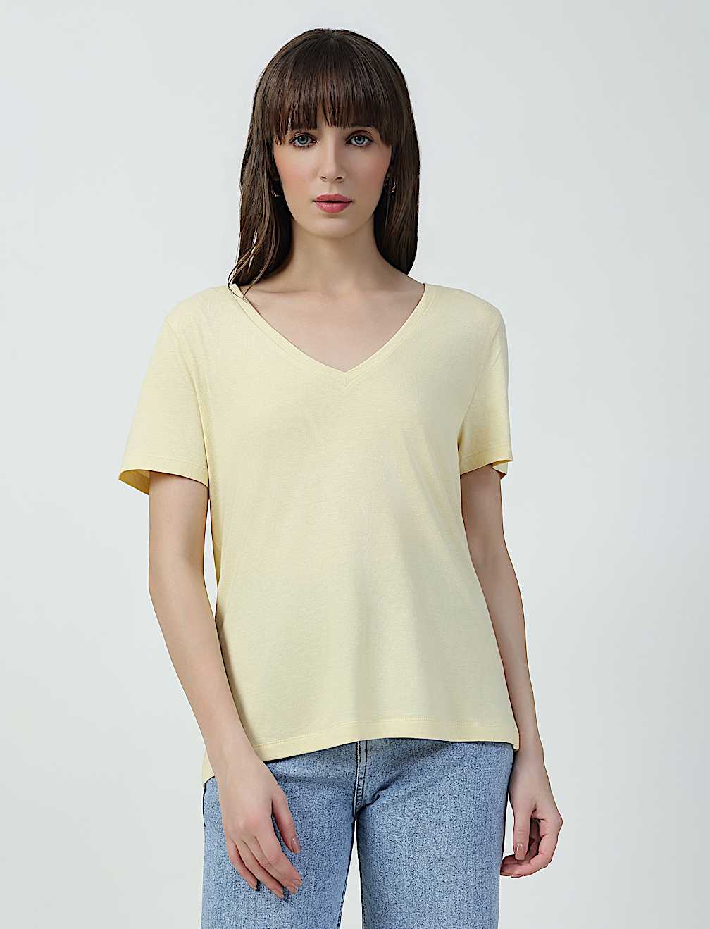 SS VALUE V NECK PLAIN