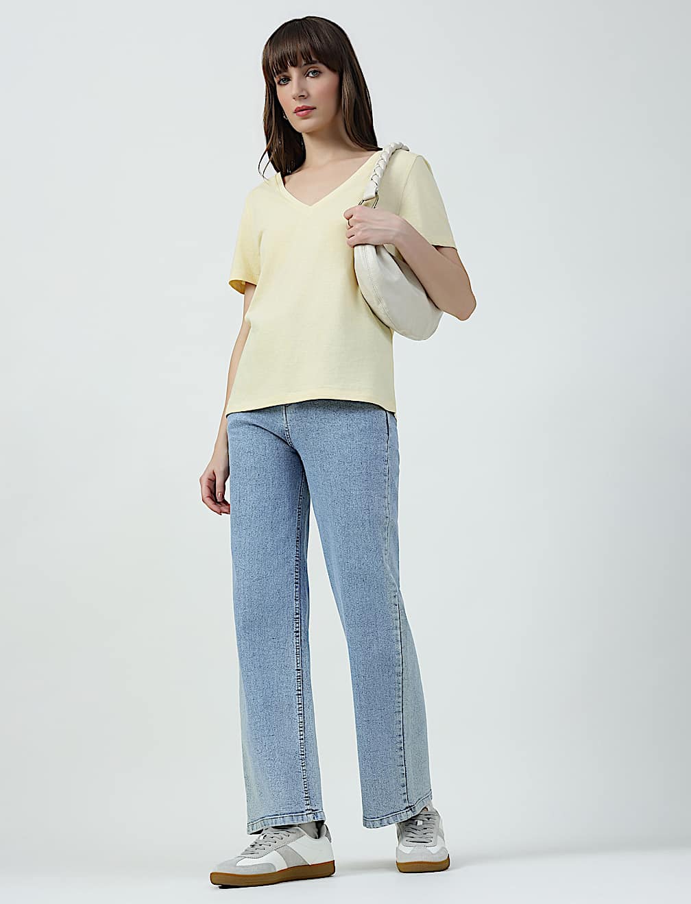 SS VALUE V NECK PLAIN