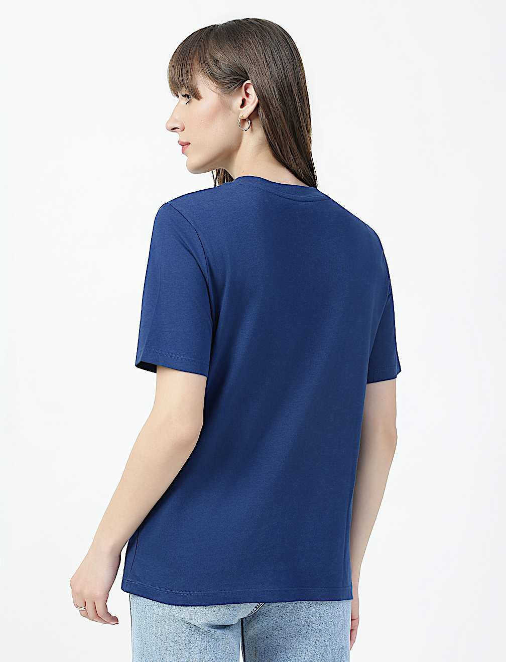 Pure Cotton Typographic Crew Neck T-shirt