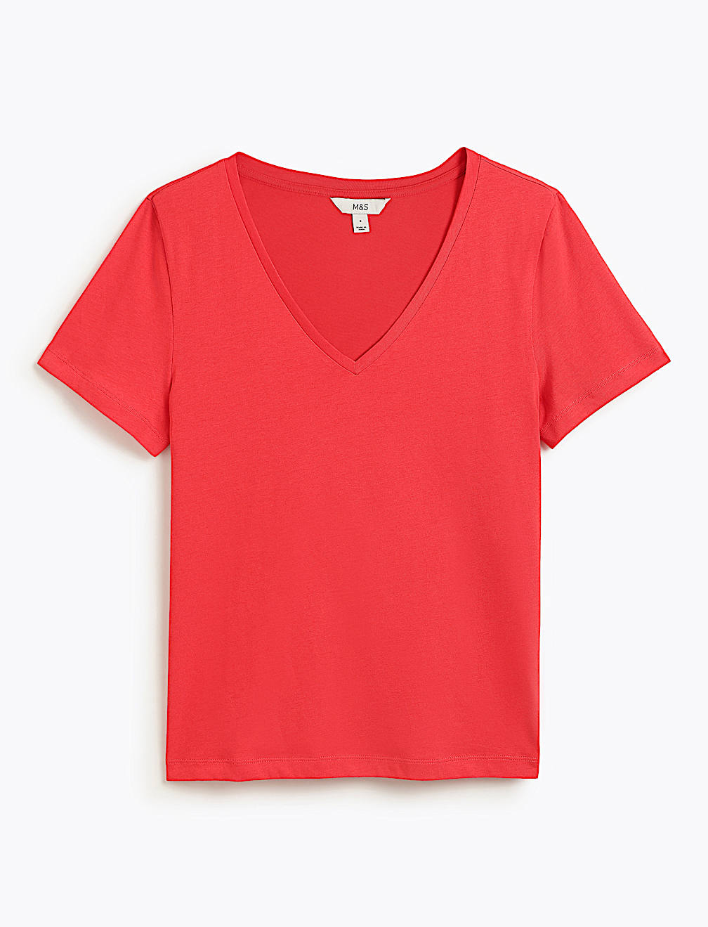 Pure Cotton V-Neck T-Shirt