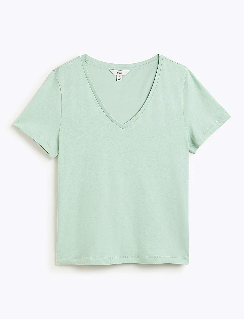 Pure Cotton V-Neck T-Shirt