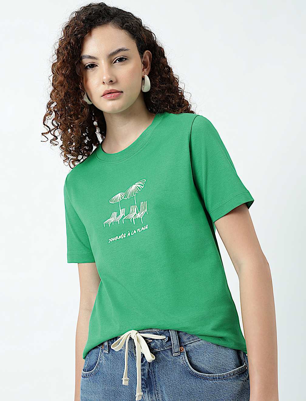 Pure Cotton Graphic Print T-Shirt