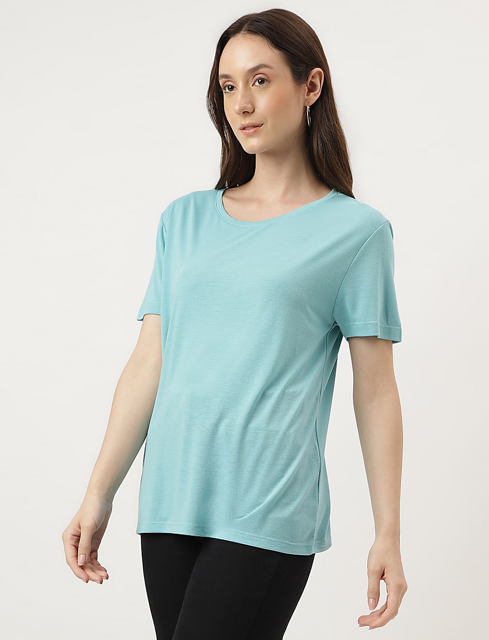 Relaxed Fit Crew Neck Tee