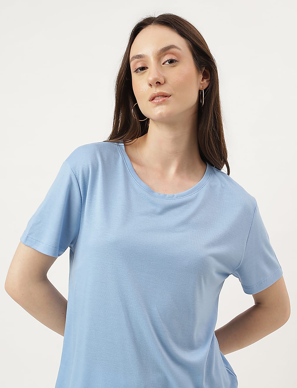 Relaxed Fit Crew Neck Tee