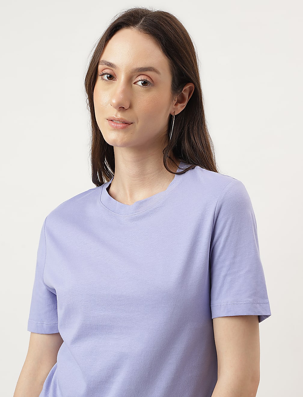 Straight Fit Crew Neck Tee