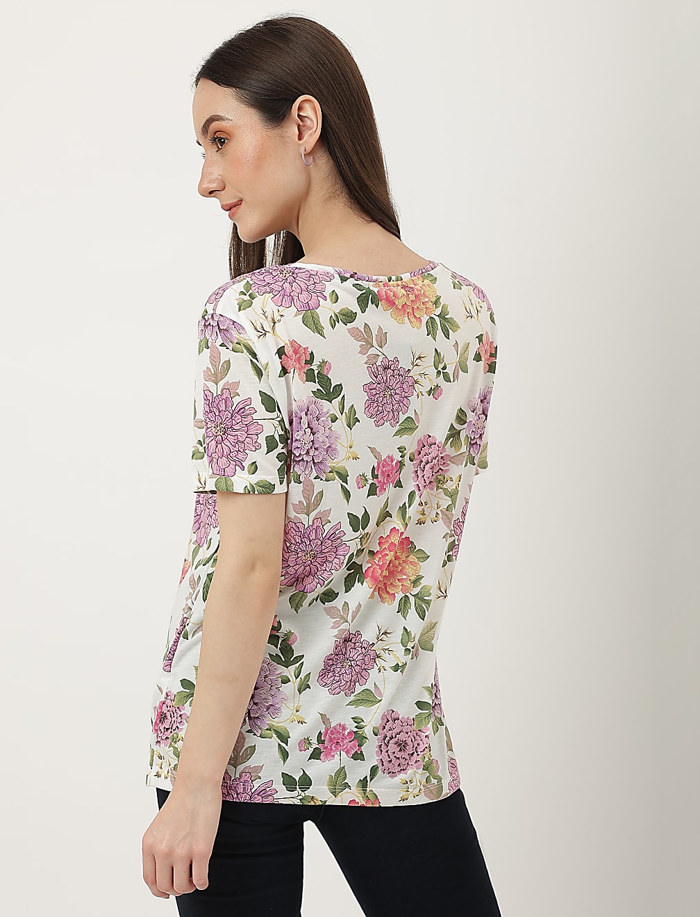 Printed Crew Neck T-Shirt
