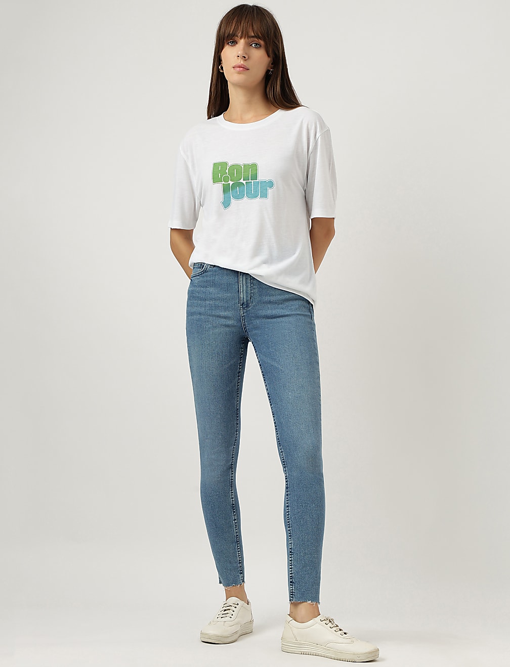 Printed Round Neck T-Shirt