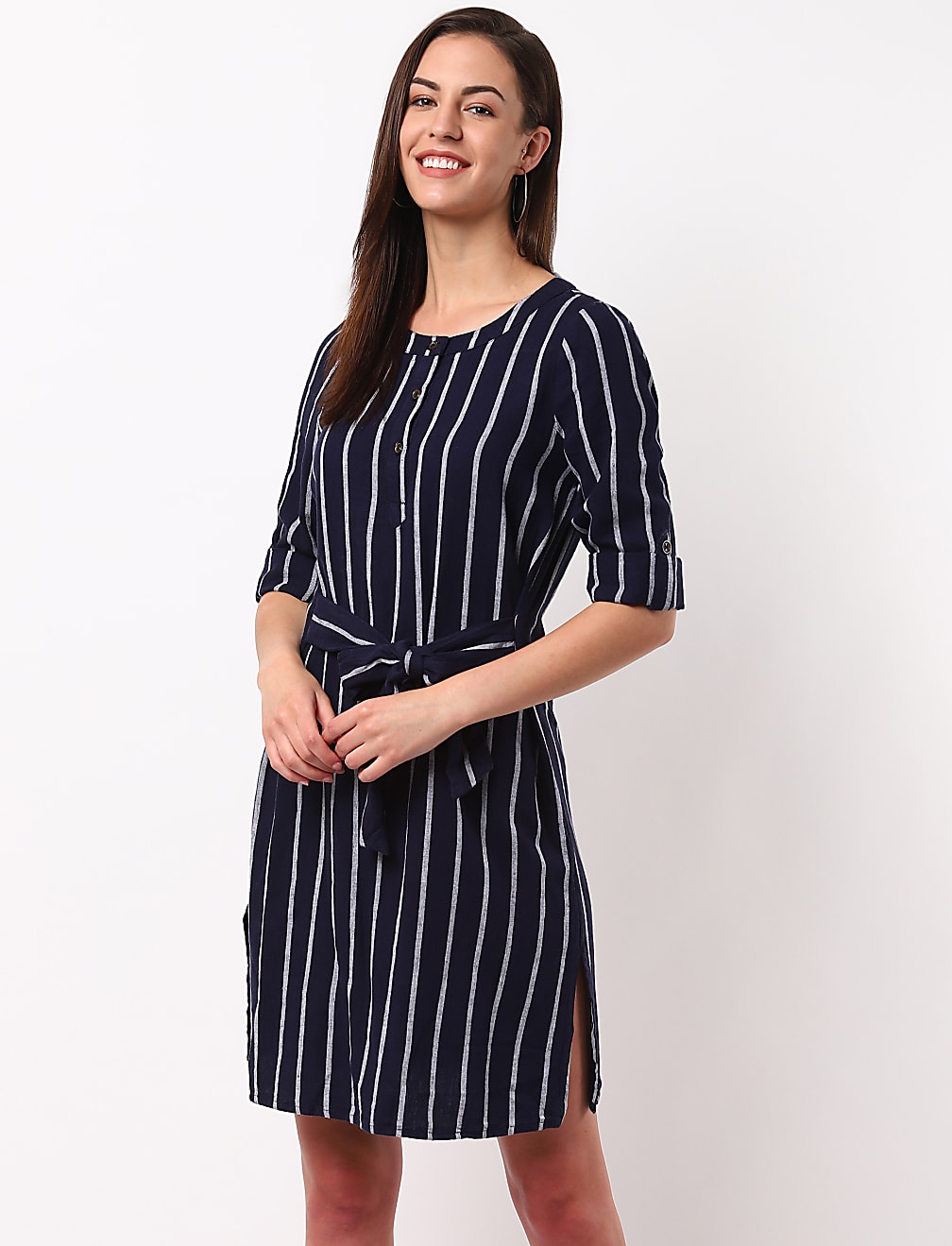 Belted Waist Dress