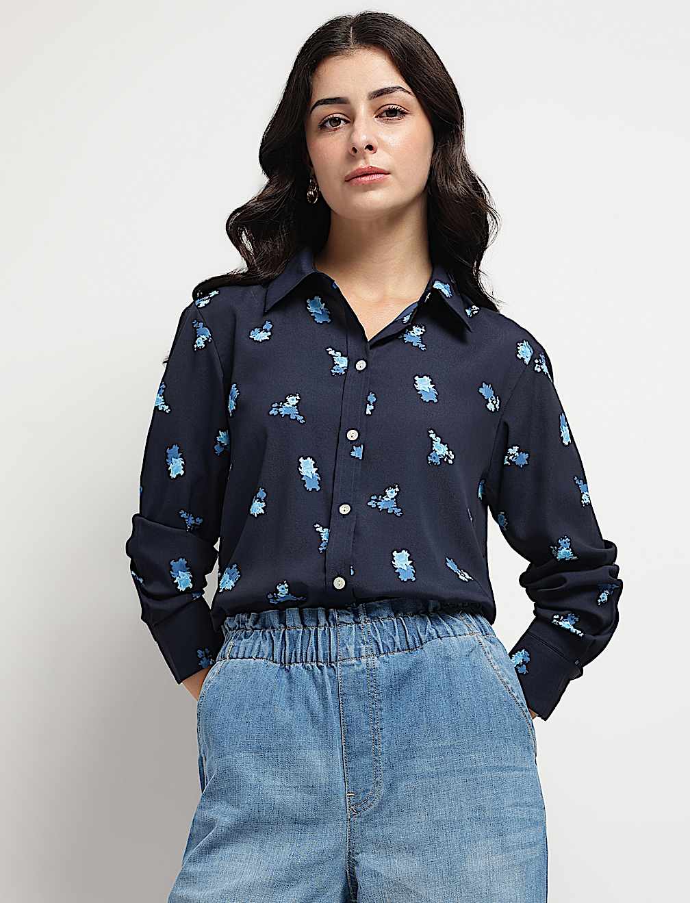 Floral Collared Shirt