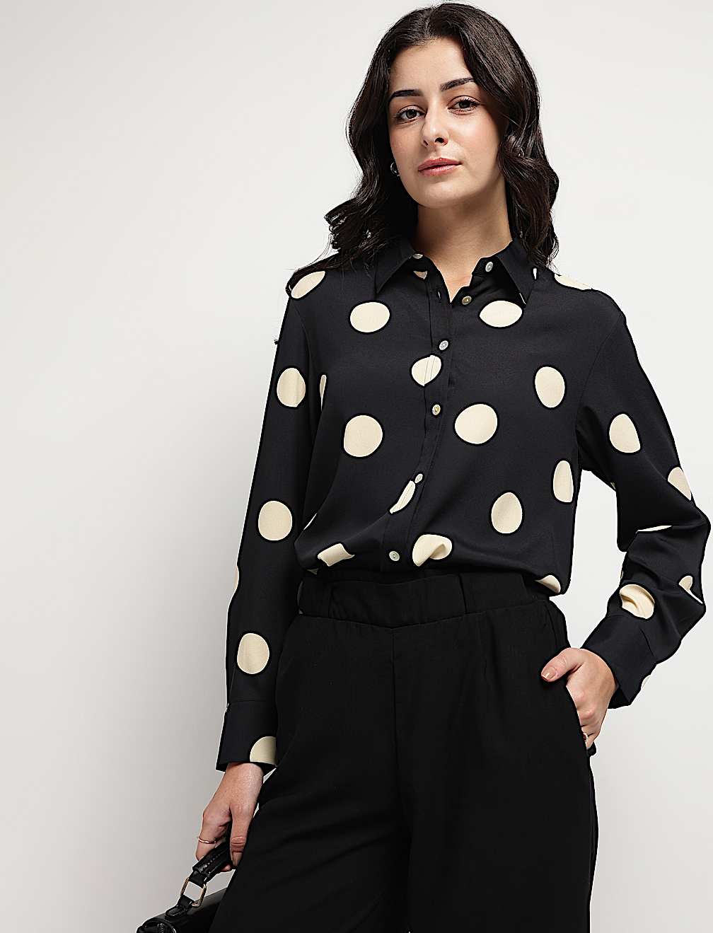 Polka Dots Printed Shirt