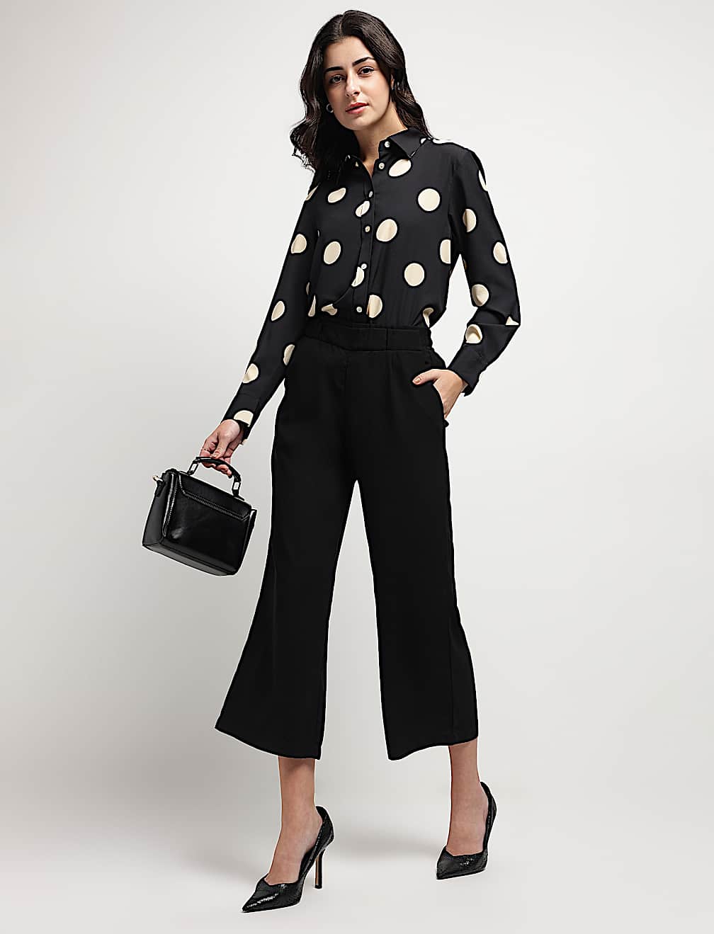 Polka Dots Printed Shirt