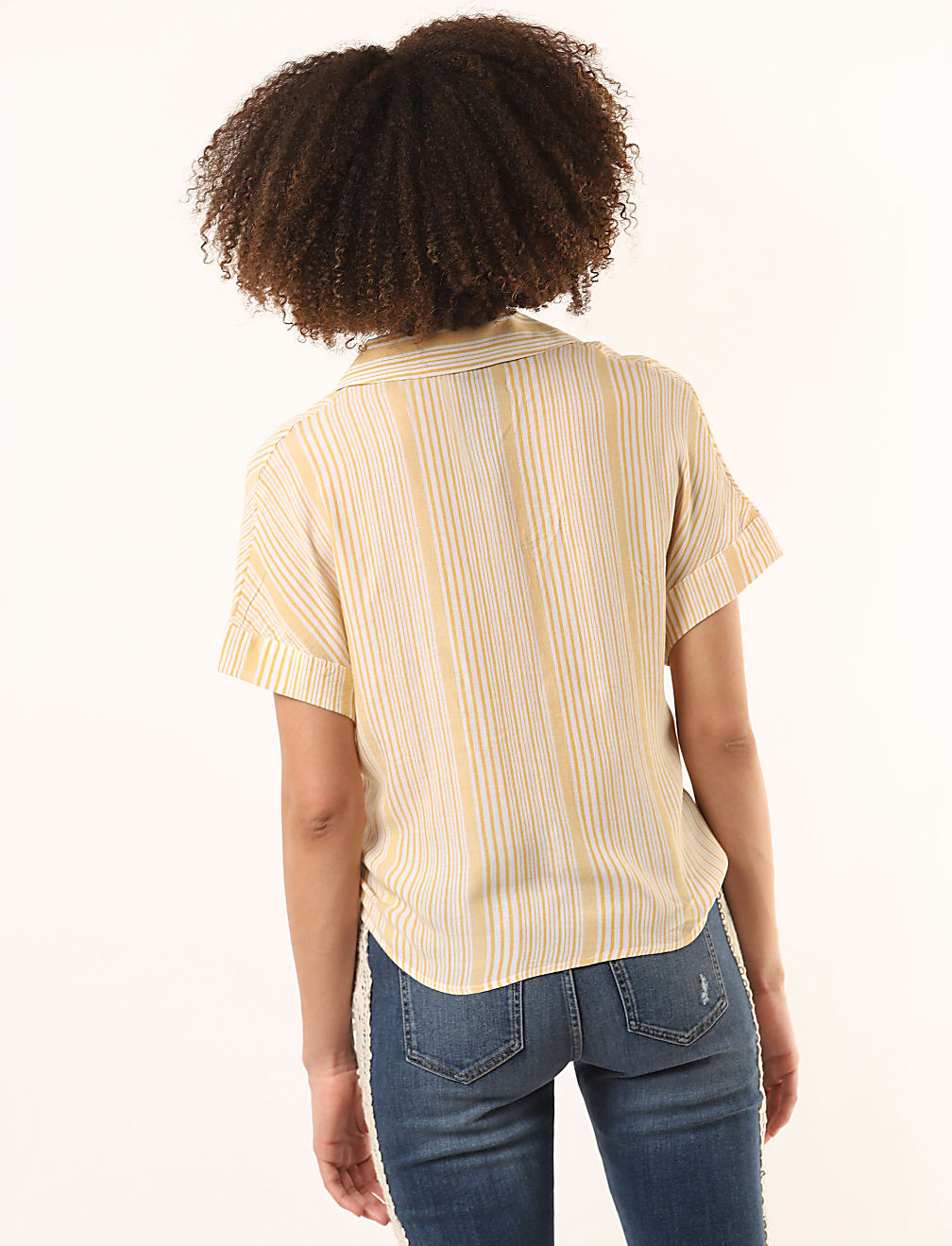 Pure Viscose Embroidery Revere Shirt