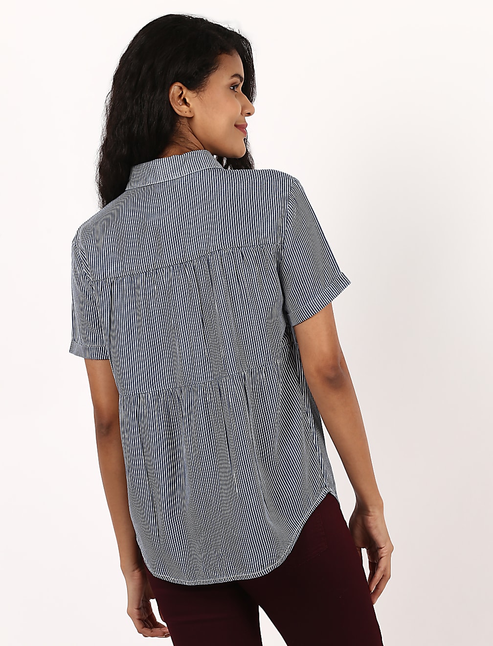 Stripe Short Sleeve Shirt