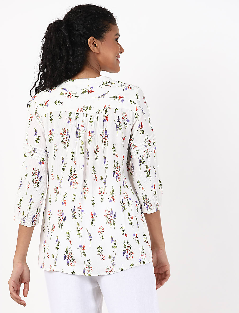 Viscose Lace Detail Blouse