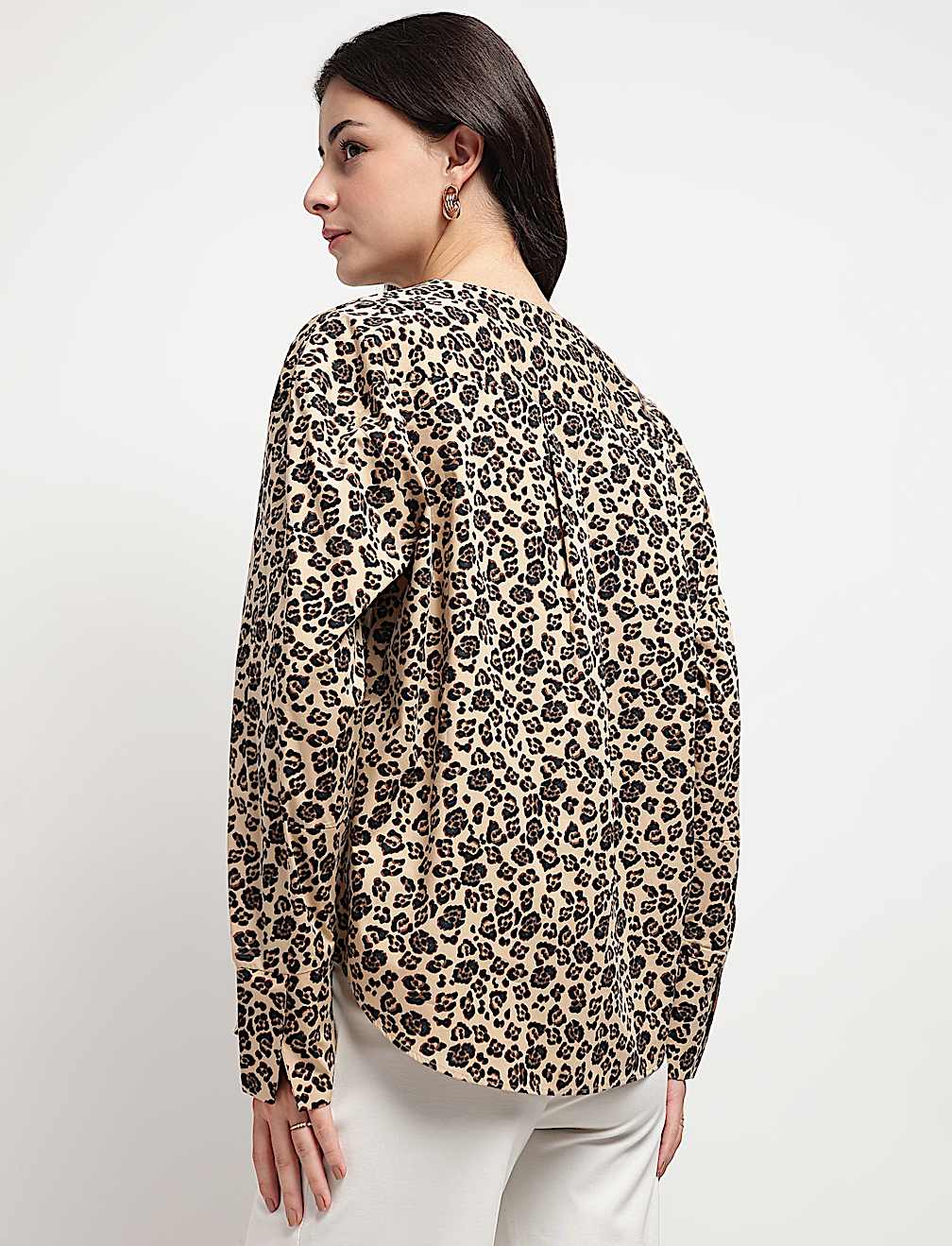 Pure Cotton Animal Print Shirt