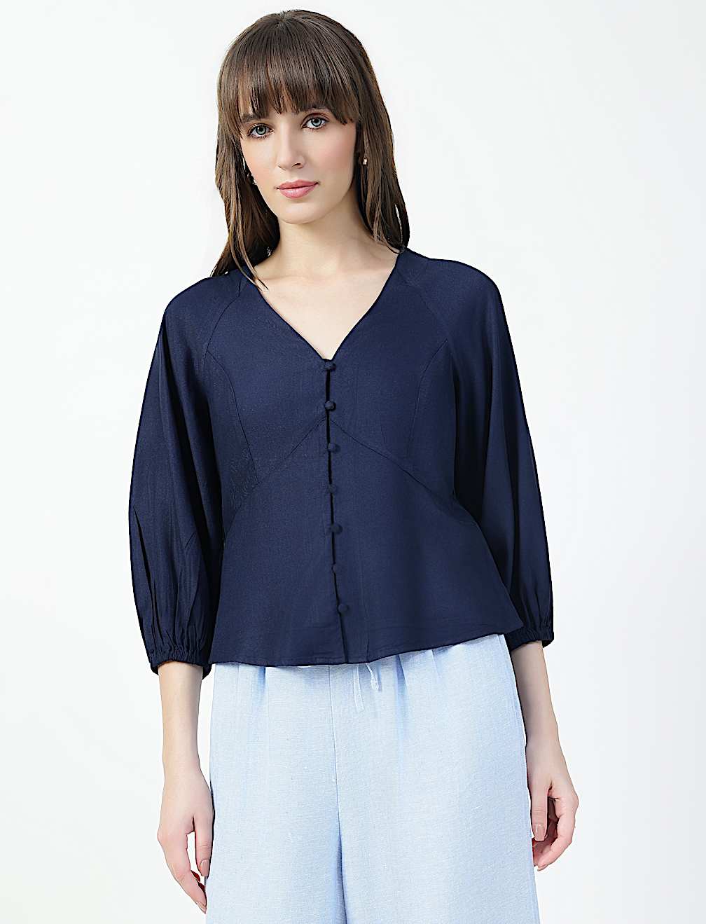 QUARTER SLEELVES EASY TOP