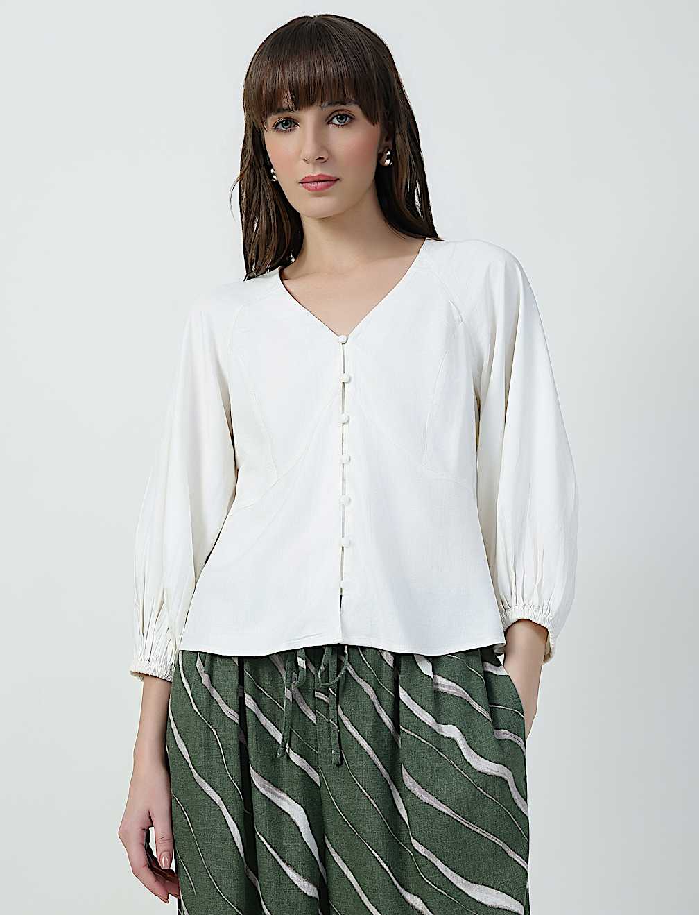 QUARTER SLEELVES EASY TOP