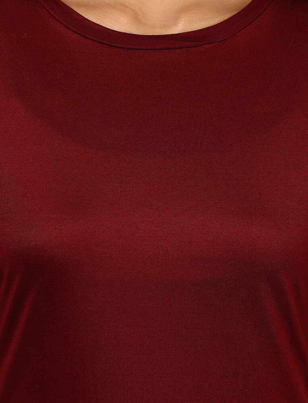 SS Mercerised Round Neck Plain Tee