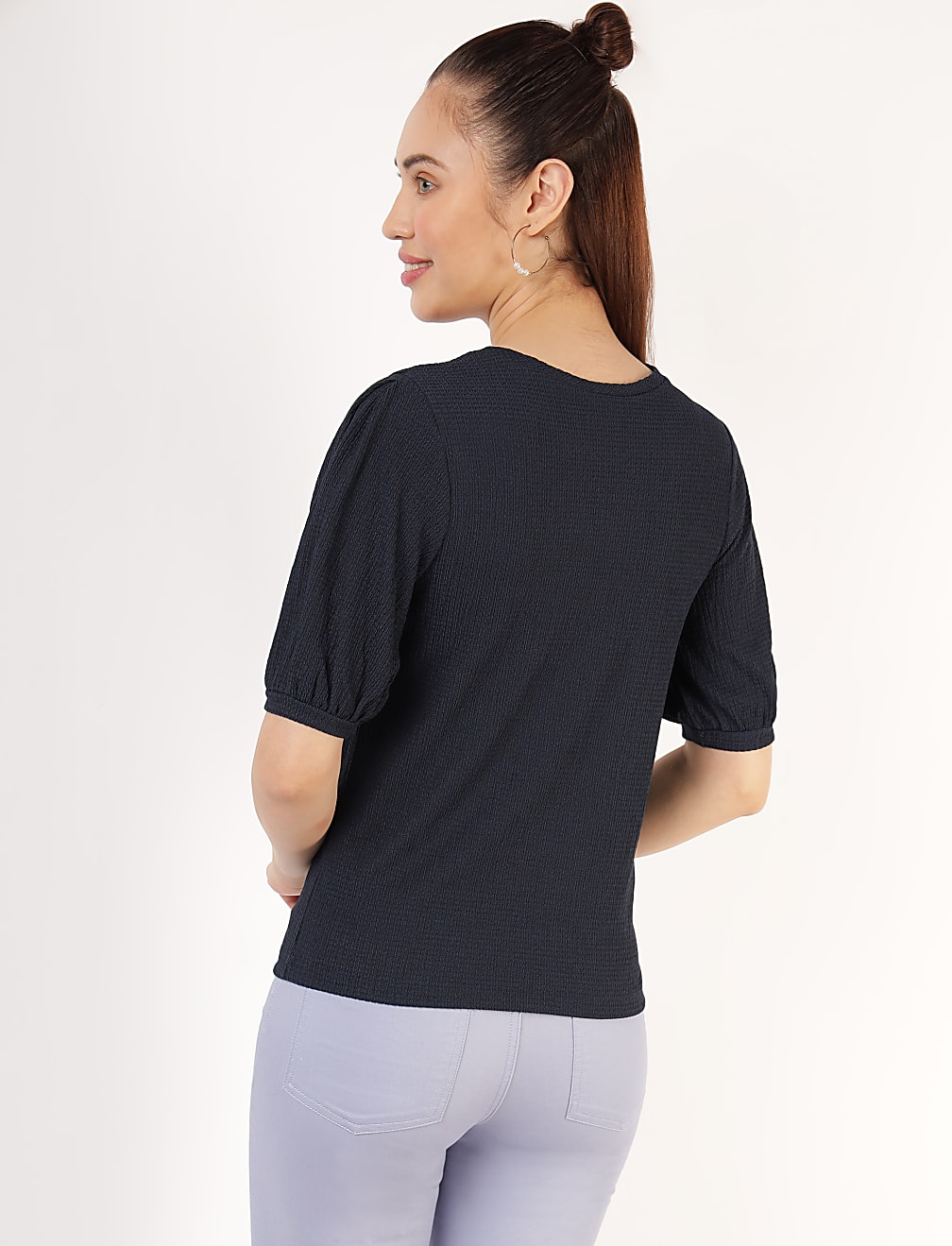 Turtle Neck Slim Fit Top
