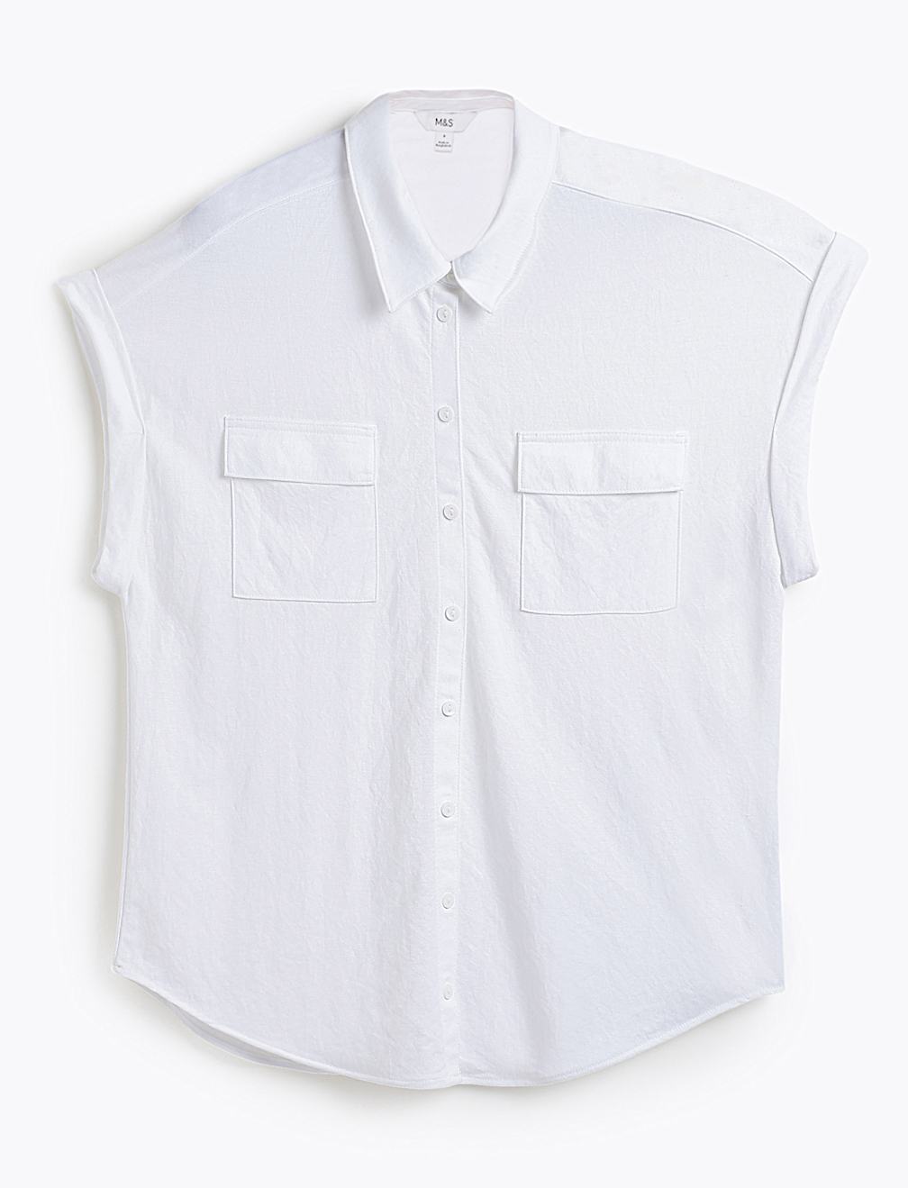 Viscose Rich Plain Spread Collar Shirt