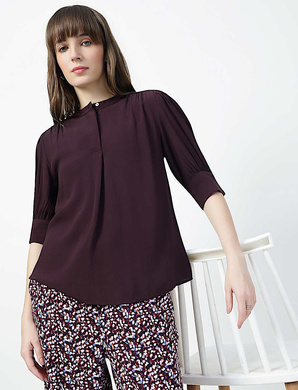 PUFF SLEEVED BLOUSE