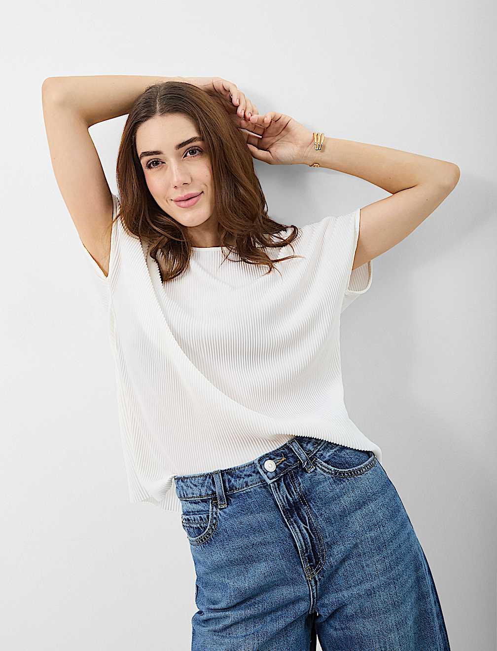 Ribbed Jersey Relaxed Fit Top