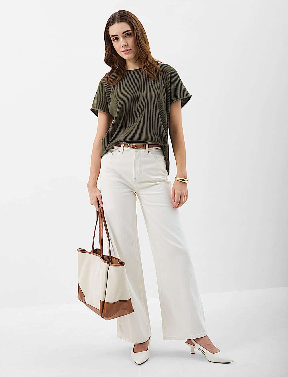 Ribbed Jersey Relaxed Fit Top