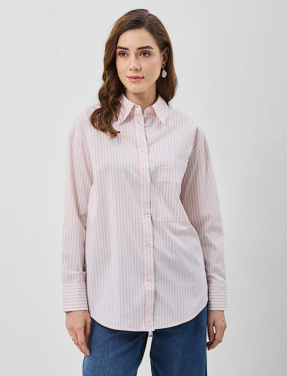 Cotton Rich Collared Shirt