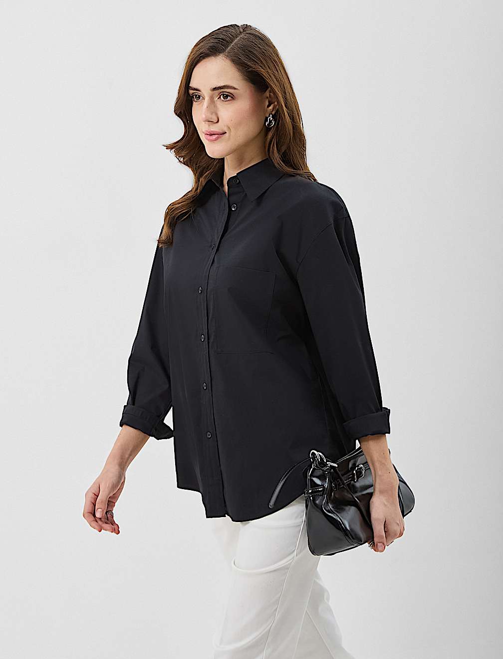 Cotton Rich Collared Shirt