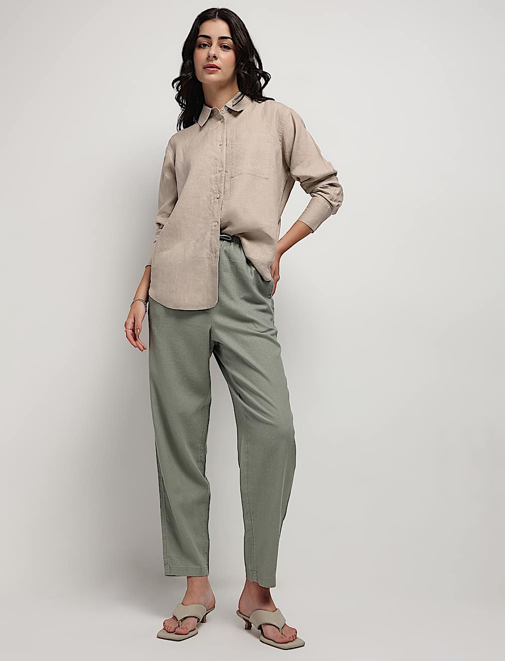 Pure Linen Girlfriend Shirt
