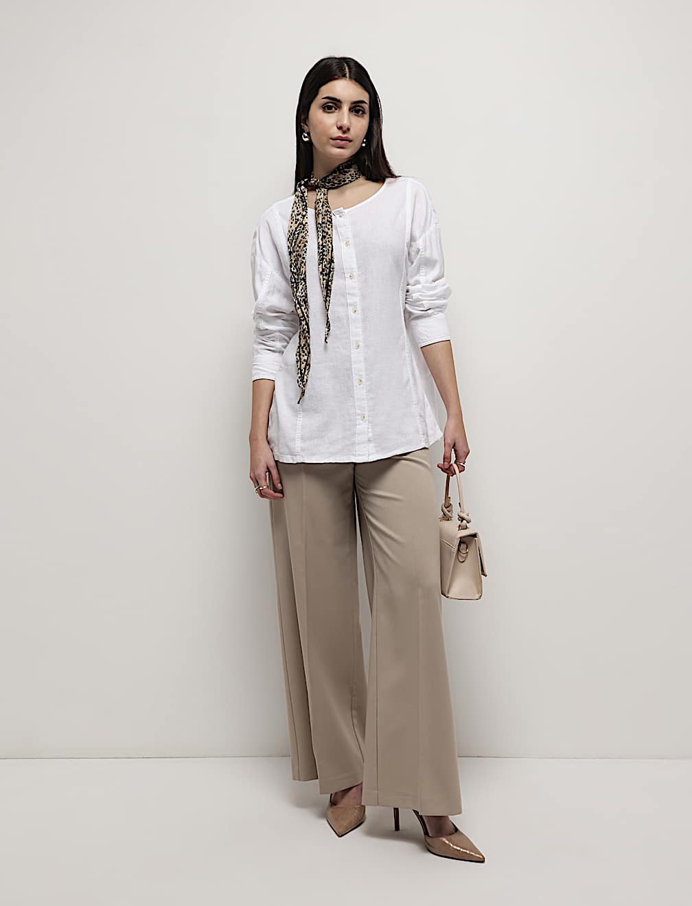 Linen Rich Full Sleeves Shirt