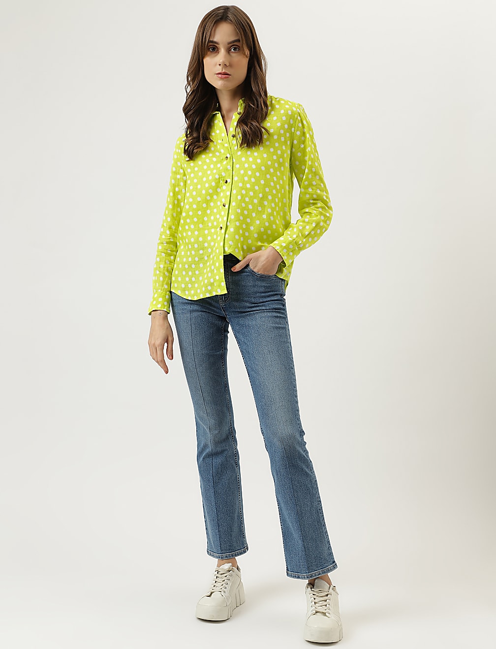 Polka Dot Regular Fit Shirt