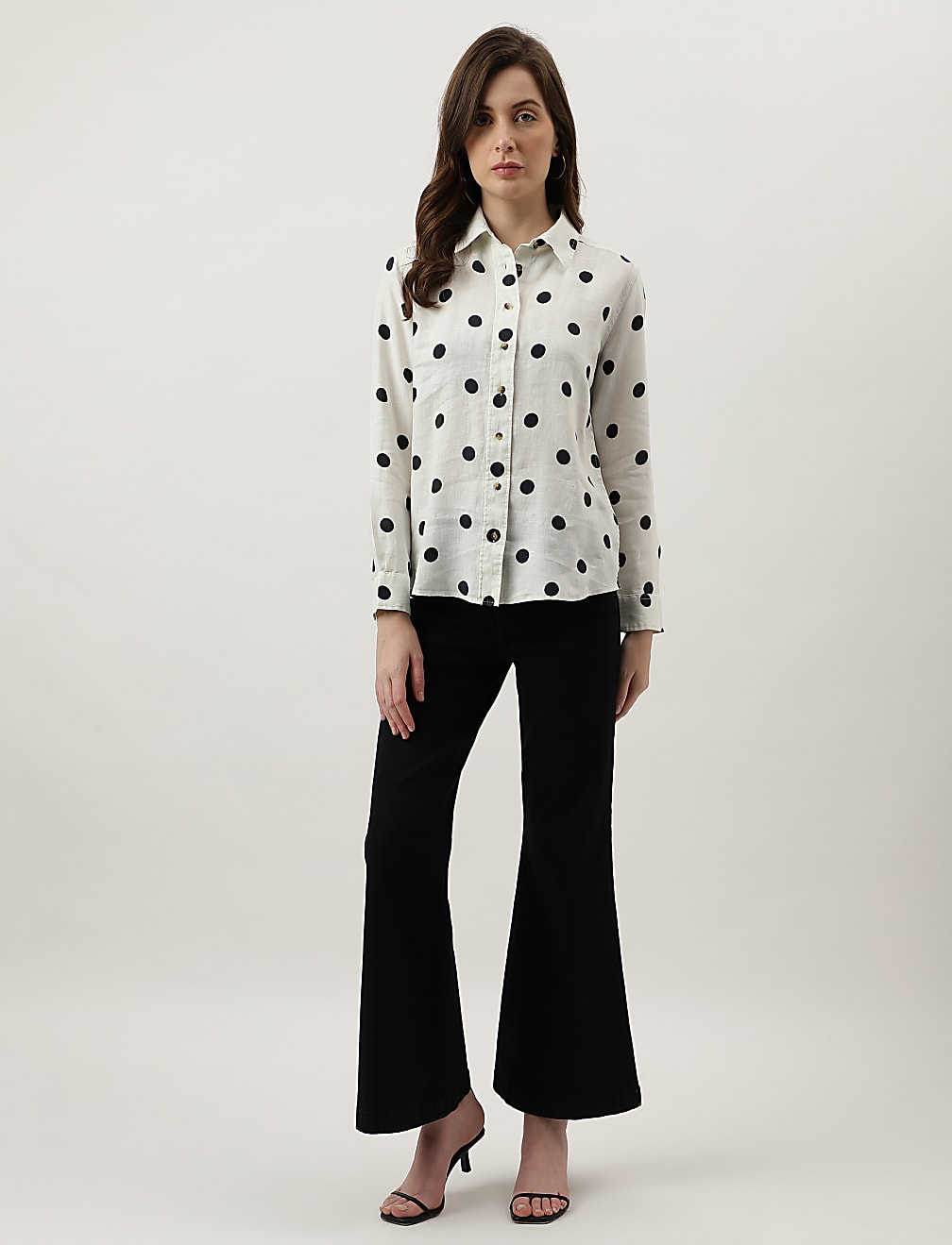 Polka Dots Regular Fit Shirt