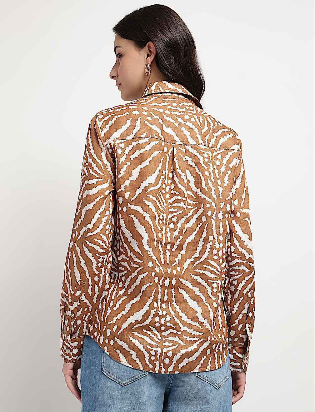 Pure Linen Tie-Dye Shirt