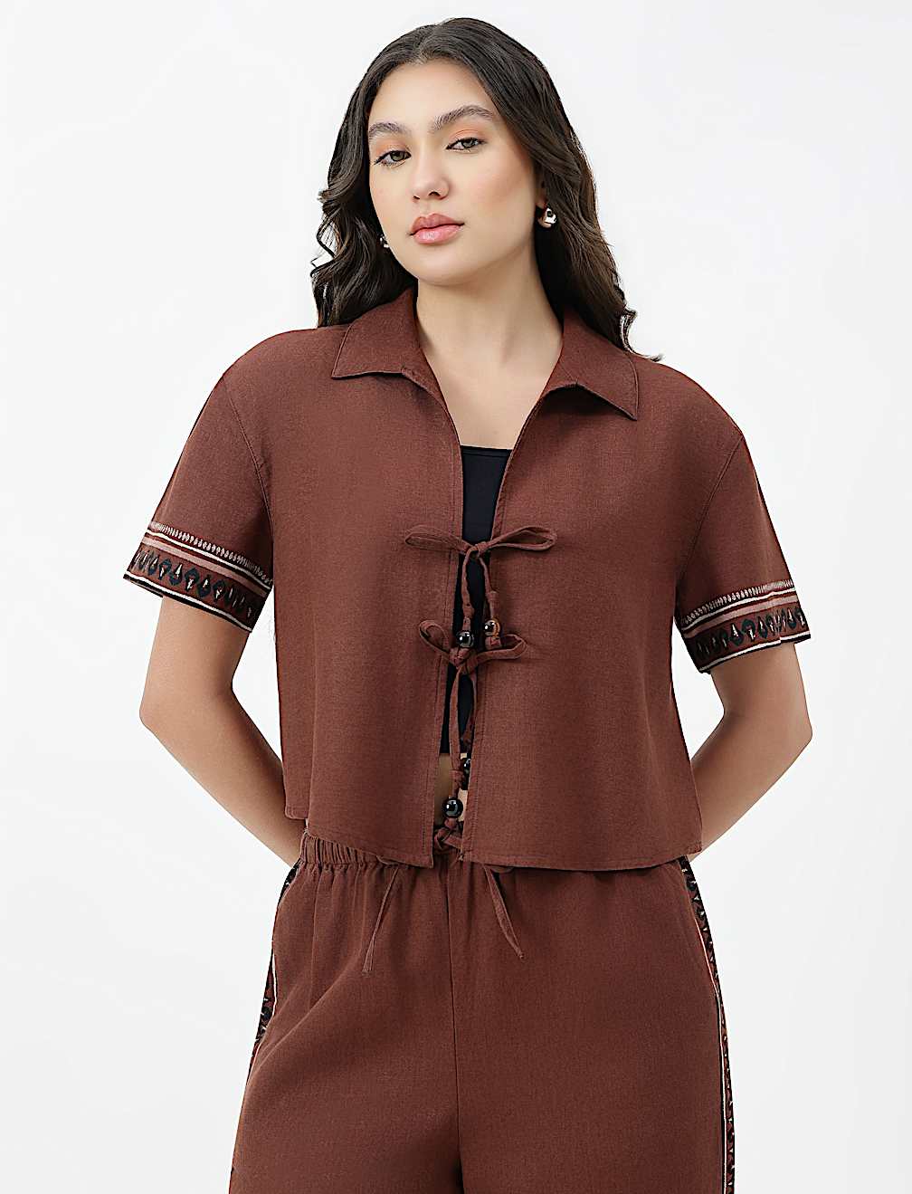 LINEN RICH SHORT SLEEVE SHIRT