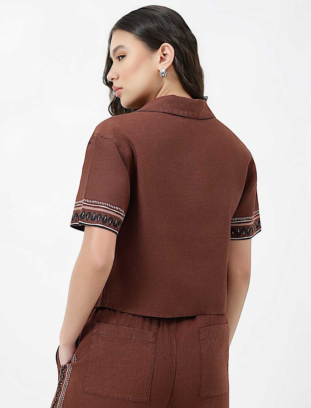 LINEN RICH SHORT SLEEVE SHIRT