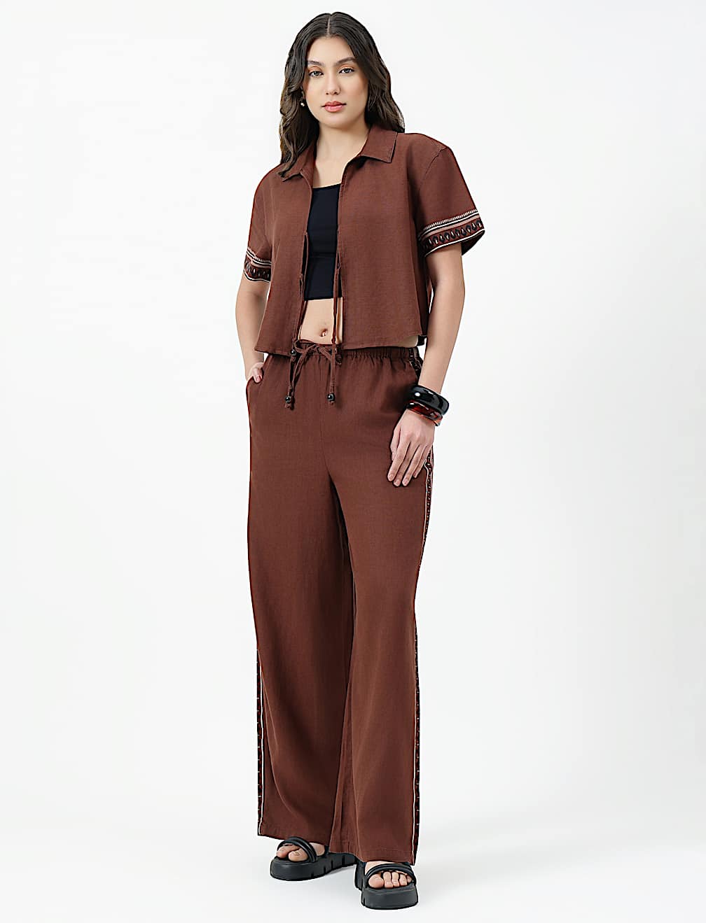 LINEN RICH SHORT SLEEVE SHIRT