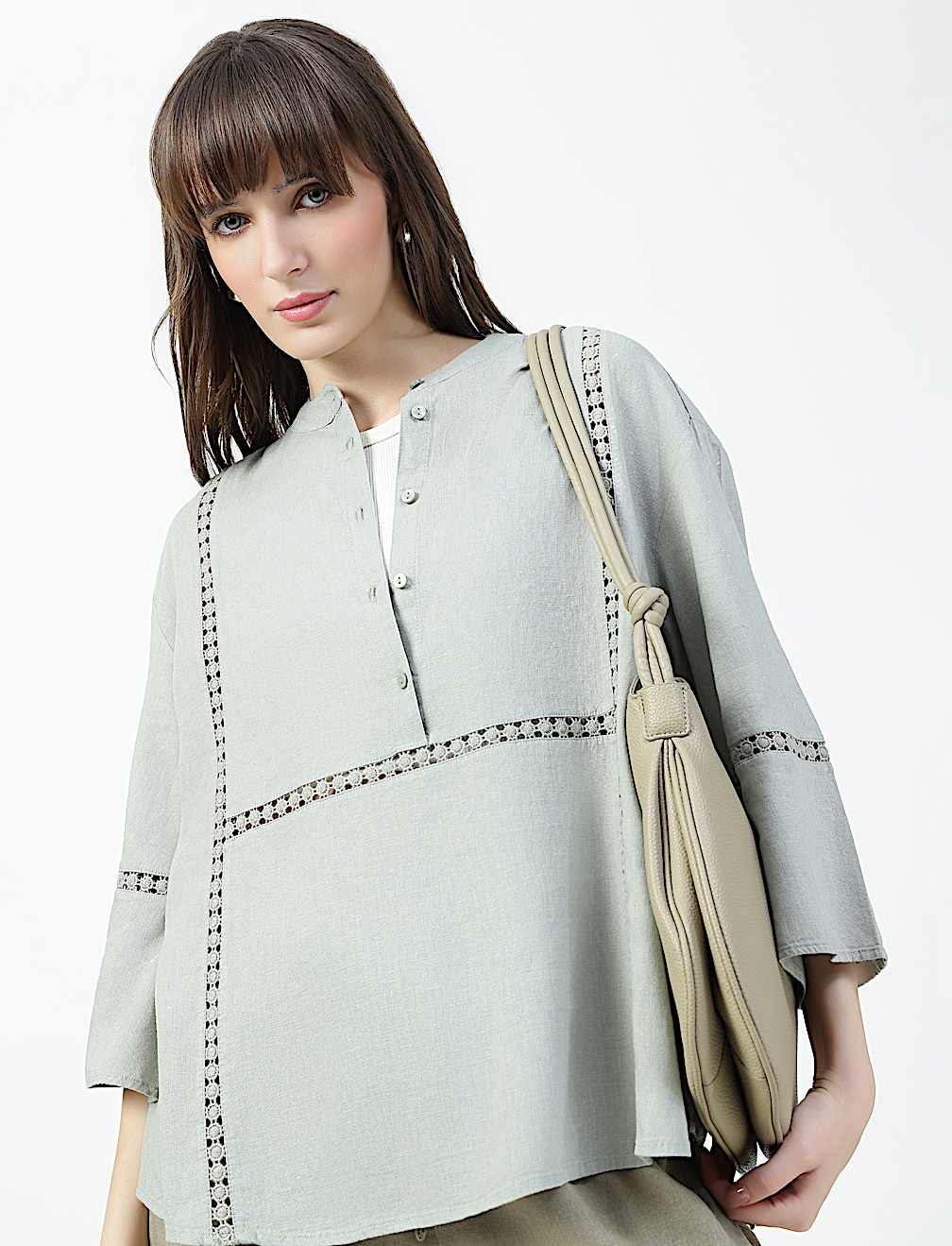 LACE INSERT TUNIC