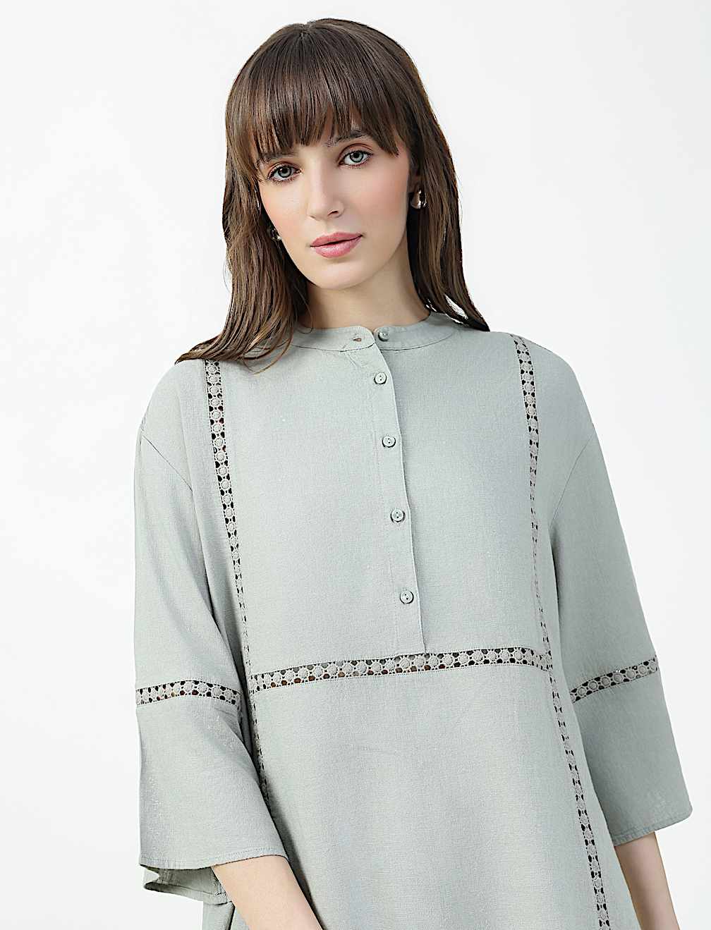 LACE INSERT TUNIC