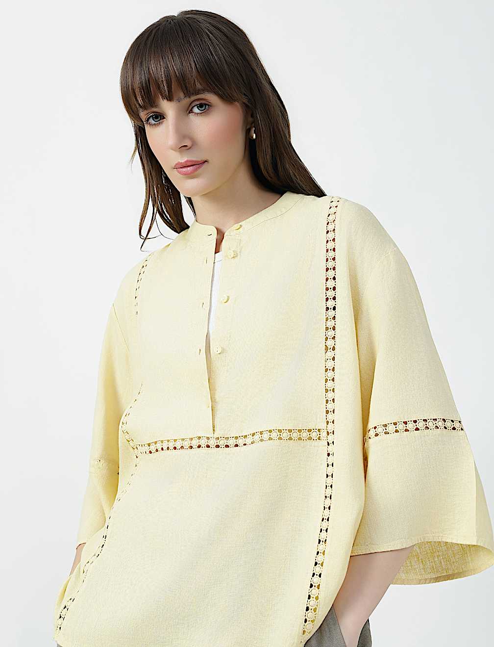LACE INSERT TUNIC