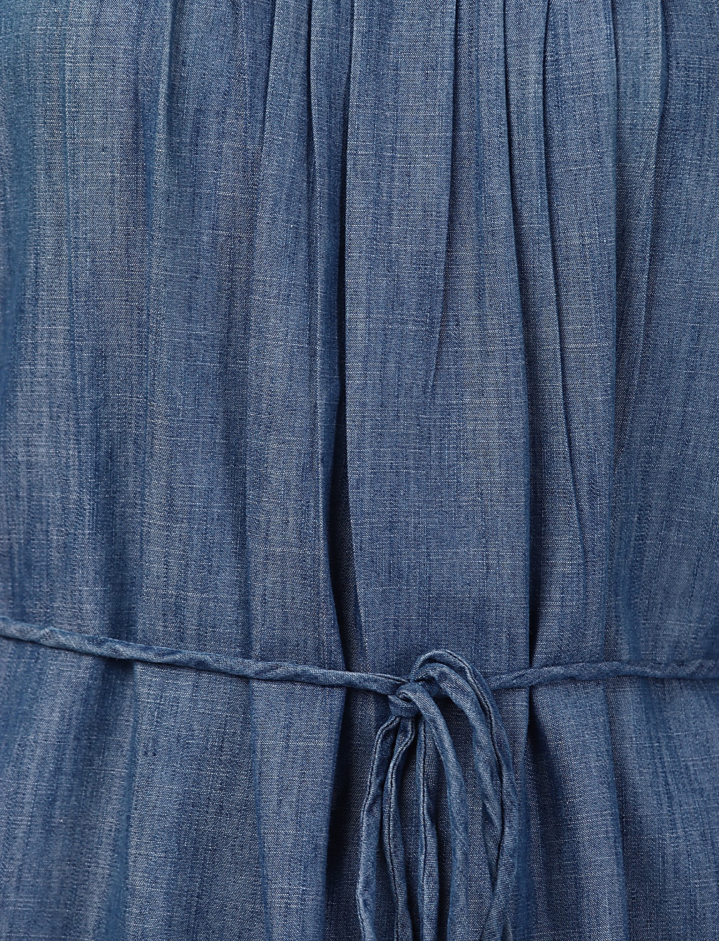 INT High Neck Denim Dress