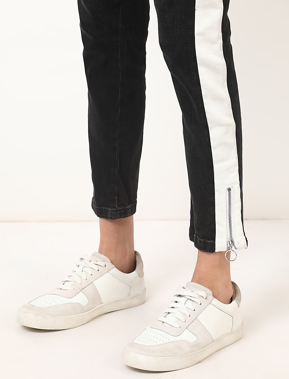 Cotton Mix Plain Slim Fit Jeans
