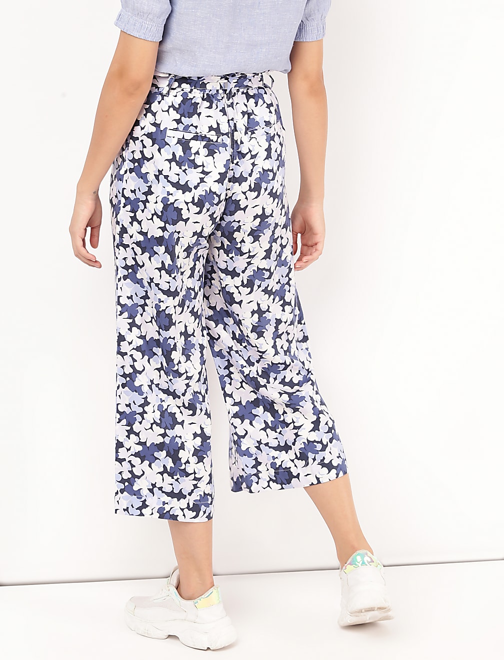 Pure Lyocell Printed Regular Fit Culottes
