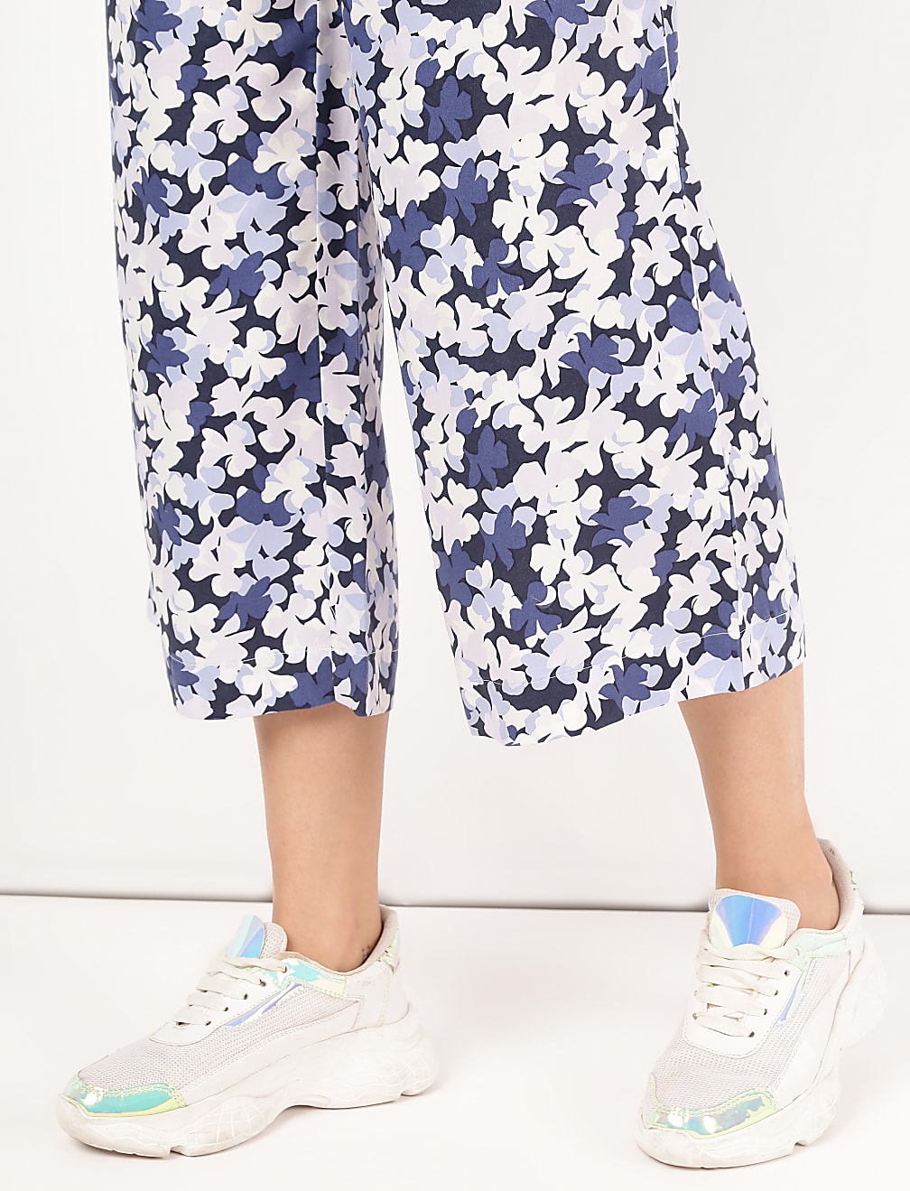 Pure Lyocell Printed Regular Fit Culottes