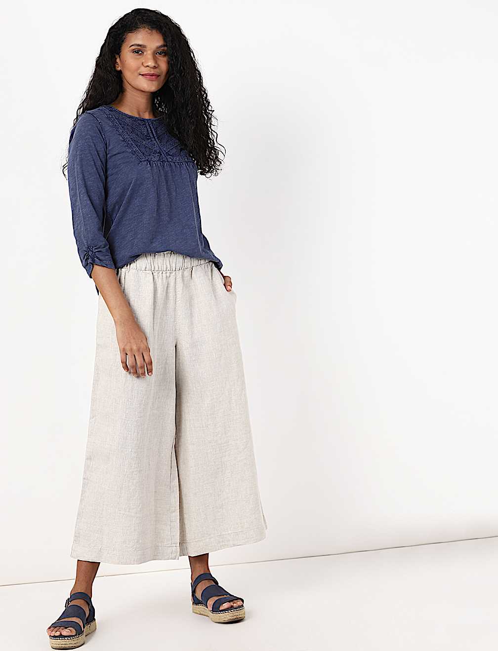 IFG Only 100% Linen WL Crop